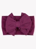 Eggplant Big Bow Headband