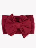 Dark Cherry Big Bow Headband