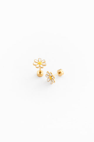 Pip Pop Post Earrings - Daisy