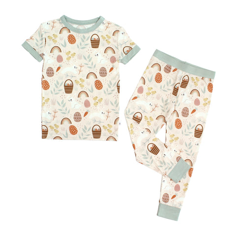 Hop To It Easter Bamboo Pajama Set