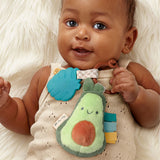 Itzy Ritzy Avocado Plush + Teether