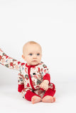 Bamboo Convertible Pajamas - Christmas Milk and Cookies