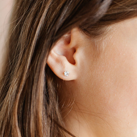 Pip Pop Post Earrings - Diamond