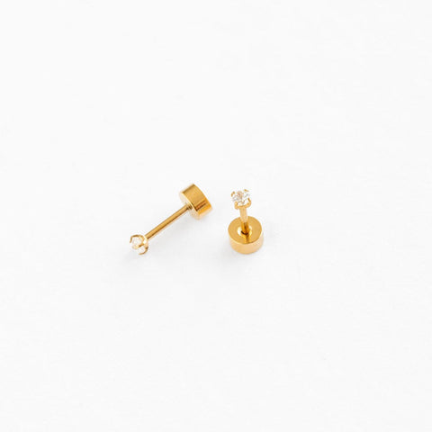 Pip Pop Post Earrings - Mini Diamond