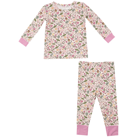 Two-Piece Lounge Pajama Set - Acorn Floral