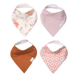 Copper Pearl Bandana Bib Set of 4 - Ferra - The Milk Moustache