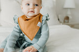 Copper Pearl Bandana Bib Set of 4 - Ferra - The Milk Moustache