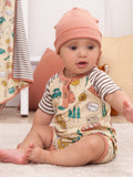 Big Adventure Henley Shorty Romper - The Milk Moustache